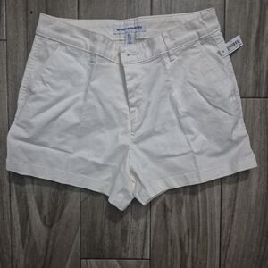 bp Cream Color High-Rise Casual Women's Shorts